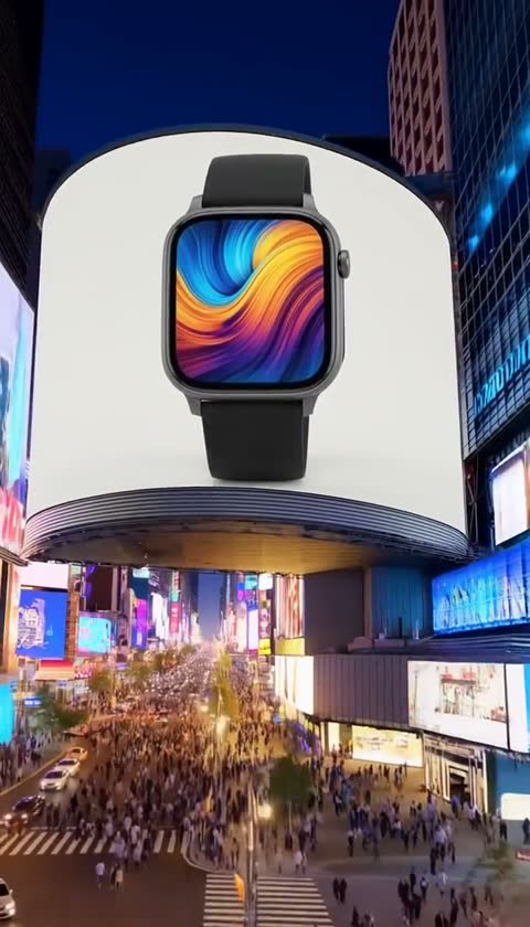City Billboard ad template example