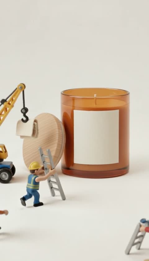 Miniature World ad template example