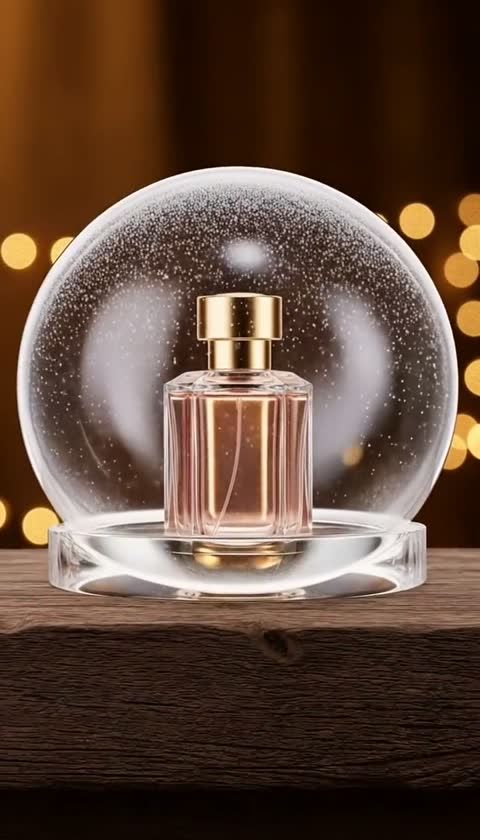 Snow Globe ad template example